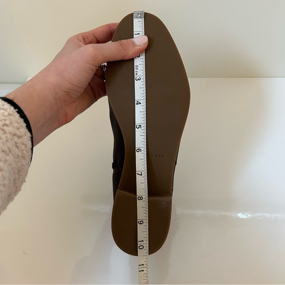 Cole Haan Booties Boots Dark Brown Gold Buckle Women’s 8 - Picture 7 of 9